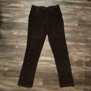 Big Boys Class Club Corduroy Pants Brown Size 18 Like New